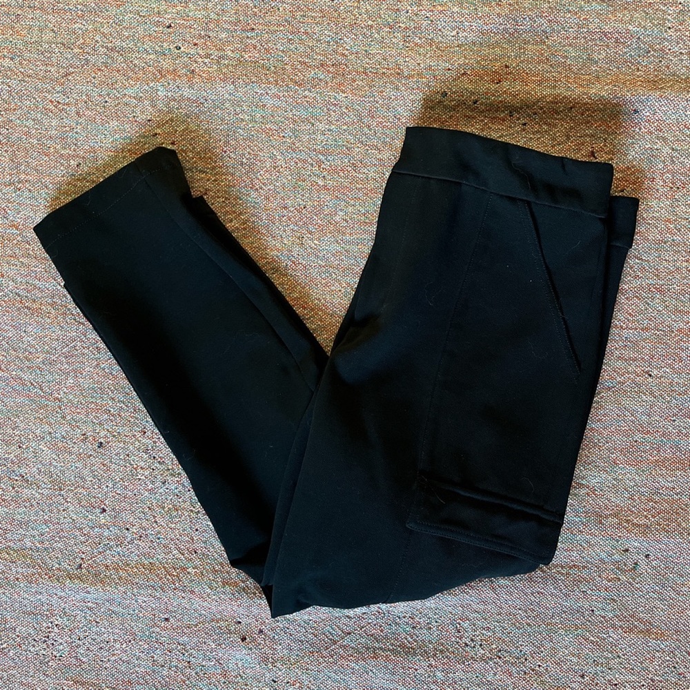 The Essential Slim Black Cargo Pants by Anthropologie